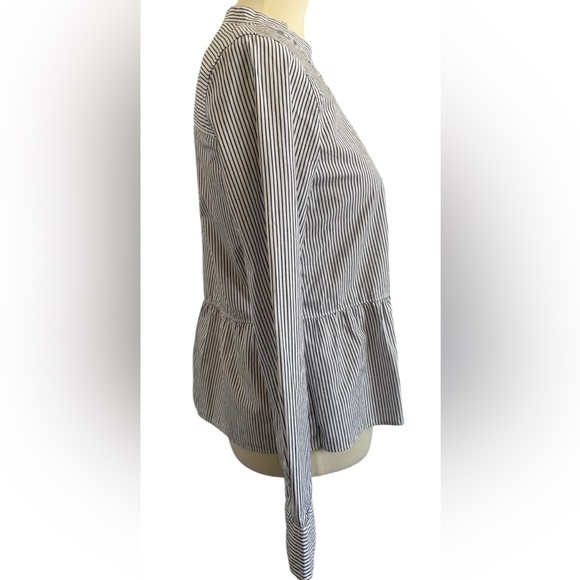 Madewell Lakeside Striped Peplum Blouse - Picture 4 of 15